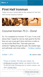 Mobile Screenshot of firsthalfironman.com