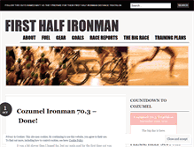Tablet Screenshot of firsthalfironman.com
